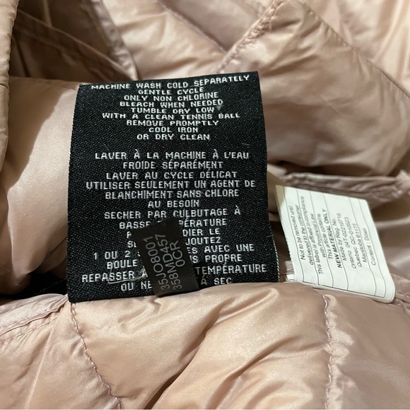 Cole Haan Quilted Down Lightweight Puffer Jacket Pink - Picture 13 of 15